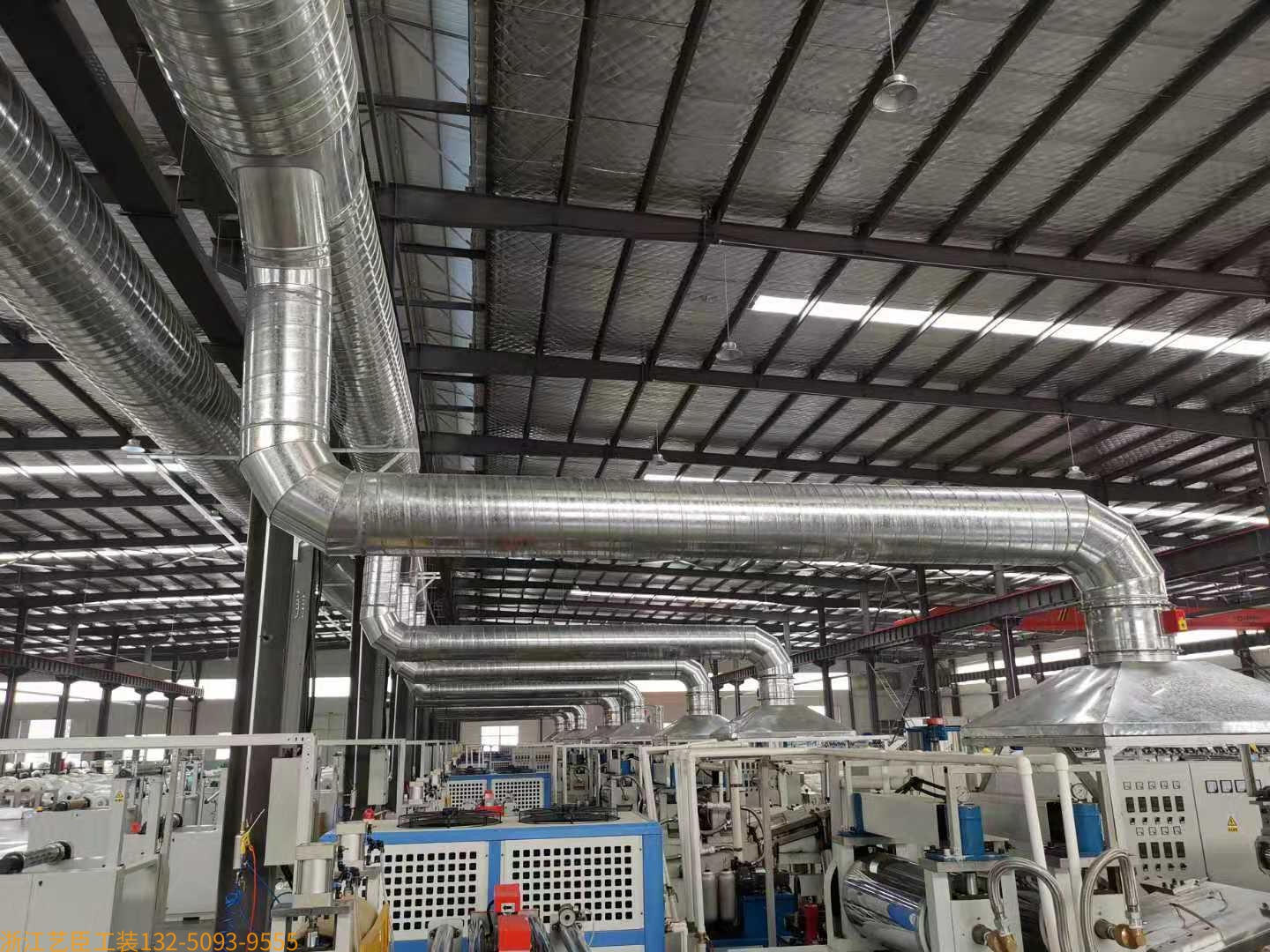 工廠通風(fēng)管道改造安裝施工改造