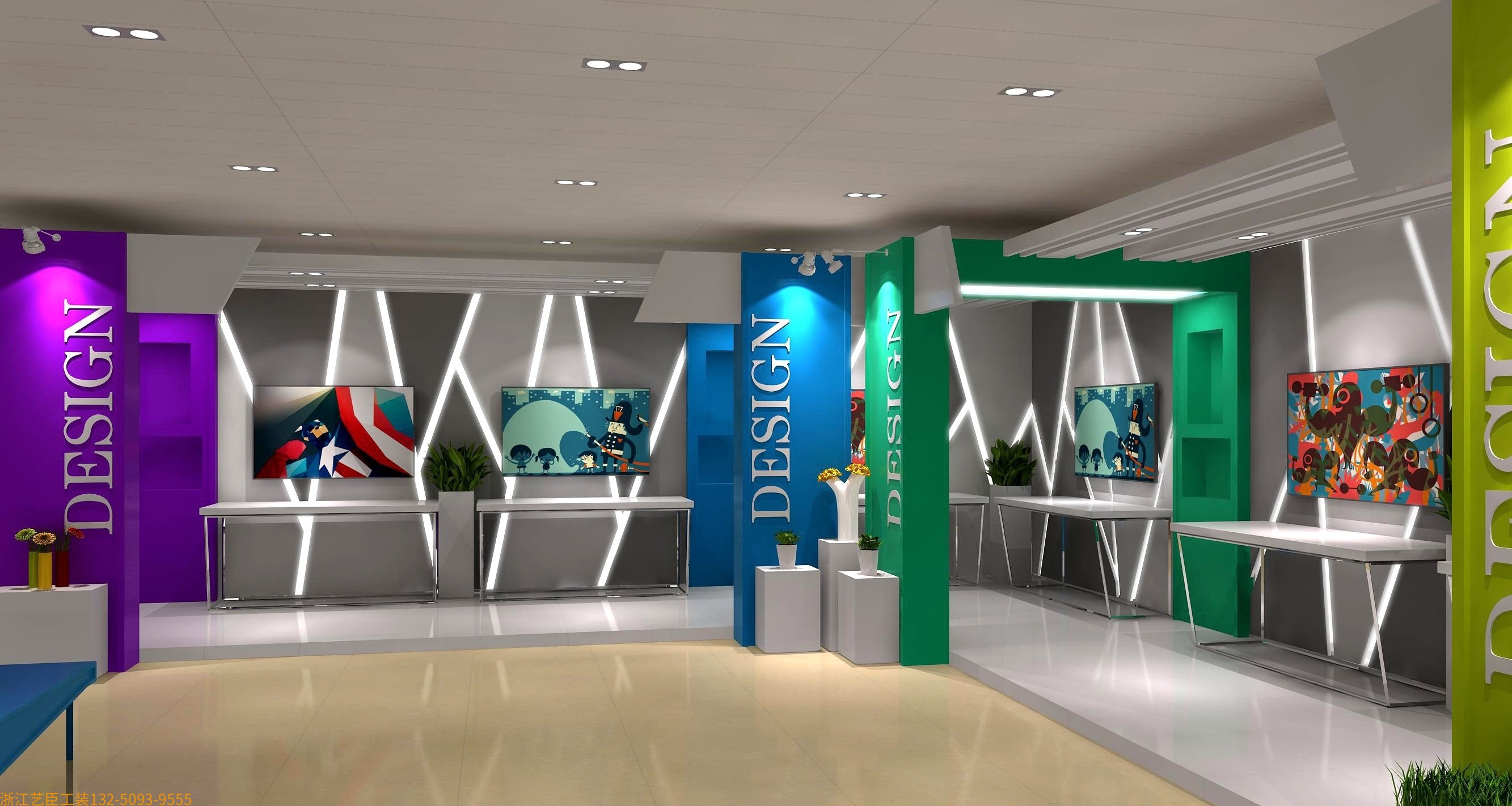 工業(yè)廠房產(chǎn)品展廳施工裝修裝飾改造翻新