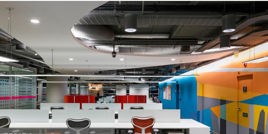 外資企業(yè)裝修  現(xiàn)代辦公裝修設計 案例7